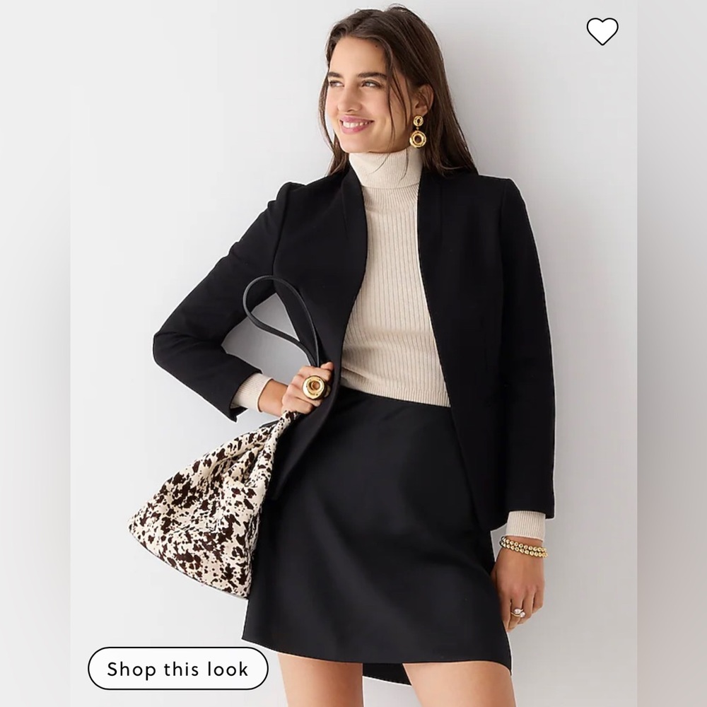 J Crew Going Out Blazer in Stretch Twill Size 6